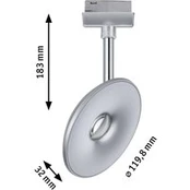 "Paulmann URail" LED prožektorius "Eye chrome matt