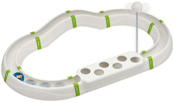 Žaislas katei Ferplast Labyrinth, baltas/žalias, 72.4 cm