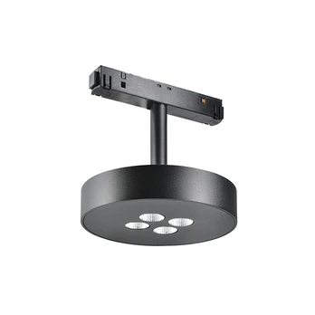 Magnetinis LED Bėginis Prožektorius 12W 3000K Matinė Juoda