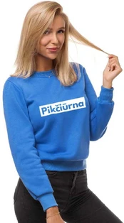 Moteriškas mėlynas džemperis Pikčiūrna kaina