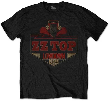 Rock Marškinėliai ZZ Top Lowdown, Dydis: M