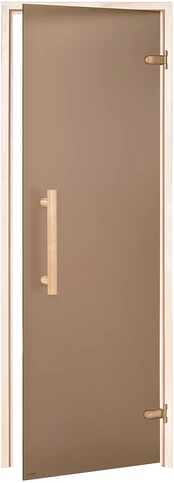 Andres Glass Solutions AD NATURAL stiklinės pirties durys, Matinis stiklas