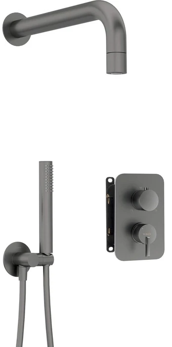 Concealed shower set with mixer BOX - with hand shower