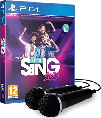 Lets Sing 2023 + 2 Mic Playstation 4