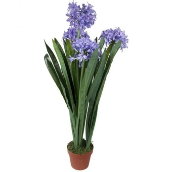 Dirbtinė violetinė gėlė, 100 cm