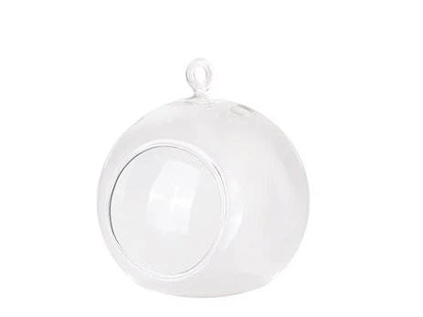 Stiklinė žvakidė 10 cm (1 pak/ 4 vnt)