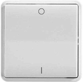 Niko 2-tryk, trådløs, batteriløs, Bluetooth, DK-version med symbol (1 x I/O)