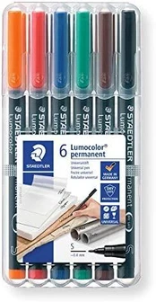 STAEDTLER Folienstift Lumocolor S perm 6St
