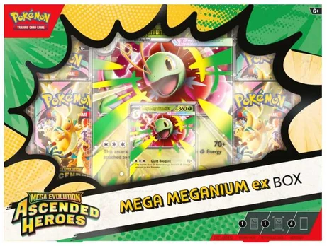 Pokémon TCG: Mega Evolution: Ascended Heroes - Mega Meganium ex Box