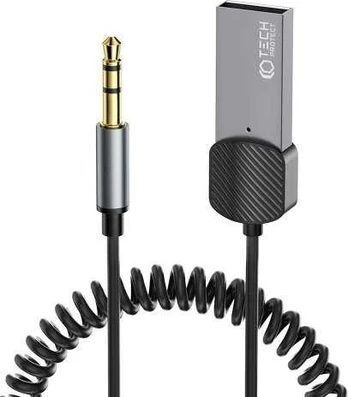 „Bluetooth“ AUX garso adapteris „Tech-Protect Ultraboost“, pilkos spalvos