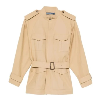 Striukė moterims, Ruda, Woven-field-jacket