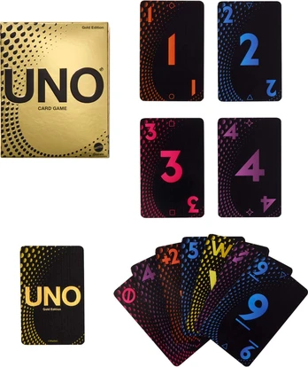 Mattel UNO GOLD EDITION kortos (JHB35)
