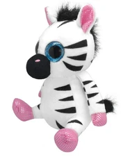 Pliušinis žaislas Wild Planet Zebra, baltas/juodas, 15 cm kaina