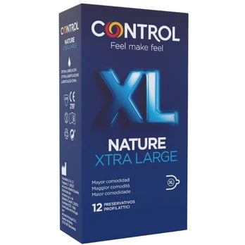 CONTROL - ADAPTA NATURE XL Prezervatyvai 12 vnt.