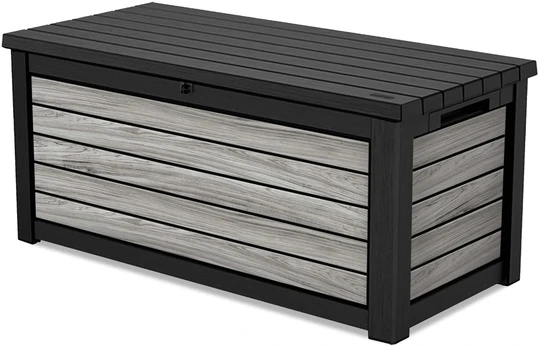 Sodo daiktadėžė Keter DECO DEC BOX, 630 l, Storm Pilkas