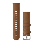 Acc, 22mm Band, Brown Leather/Silver kaina