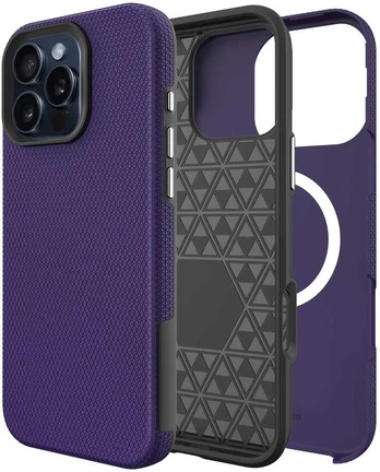 Dėklas Perfectionists Triangle Mag Case Apple iPhone 17 violetinis