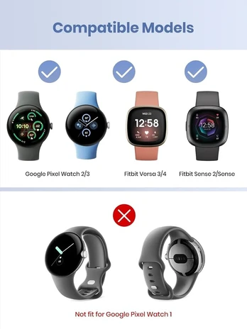 Lvfan Įkroviklis Google Pixel Watch 3/2, Fitbit Sense/versa