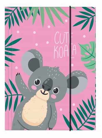 Derform A4 aplankas su gumyte Koala 10