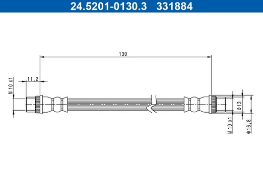 Stabdžių žarnelė ATE 24.5201-0130.3
