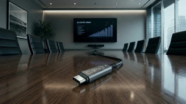Claroc Kabelis USB-C aktywny, 4K@60Hz, 60W, 7 m