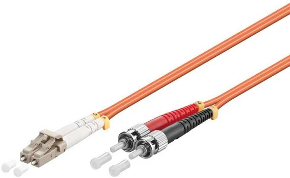 MicroConnect „Microconnect FIB412002-2“ optinis kabelis 2 m LC ST OM2 oranžinis