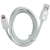 2GO USB Lade-/Datenkabel Lightning 1m baltas kaina