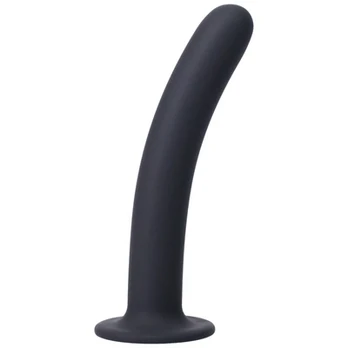 Doc Johnson Harness Set with Slim Silicone Attachment, Juodas Vegan Leather