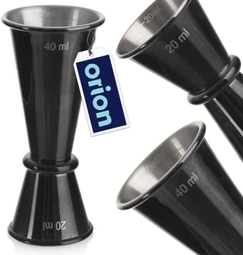 Dvipusis plieno matavimo puodelis 20/40 ml
