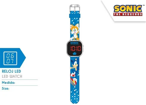 Dėlionė Sega Sonic LED laikrodis