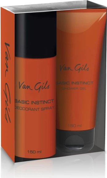 Van Gils - Basic Instinct - Deodorant Spray 150 ml & Shower gel 150 ml - Giftset