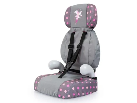 Doll car seat gray Deluxe