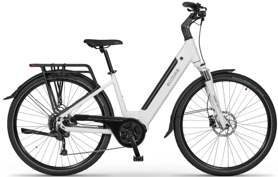 Elektrinis dviratis Ecobike LX100 White V2 504Wh-19"