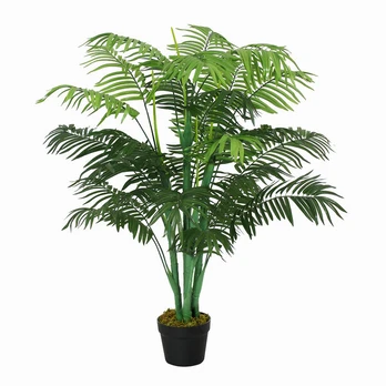 Dirbtinė palmė, 16x125 cm, žalia, plastikas