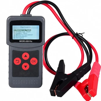 Etrogo automobilio akumuliatoriaus testeris 12 V ir 24 V, 40–2000 CCA