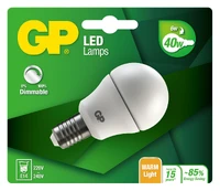 GP - LED Lamp Mini Globe, E14, DIM, 6W (40W), 470lm kaina