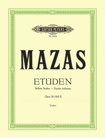 Studies Op. 36 for Violin, Vol. 2: Etudes brillantes