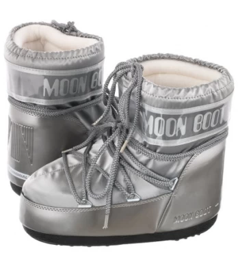Moon Boot Classic Low Glance Silver 14093500002 (MB47-b) batai