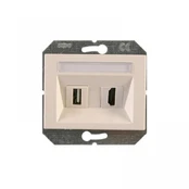 HDMI ir USB lizdas Vilma XP500, balta kaina