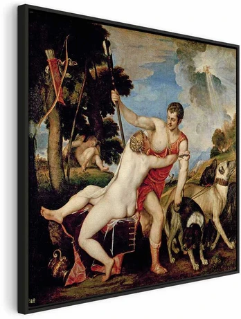 Artgeist Paveikslas - Titian – Venus and Adonis
