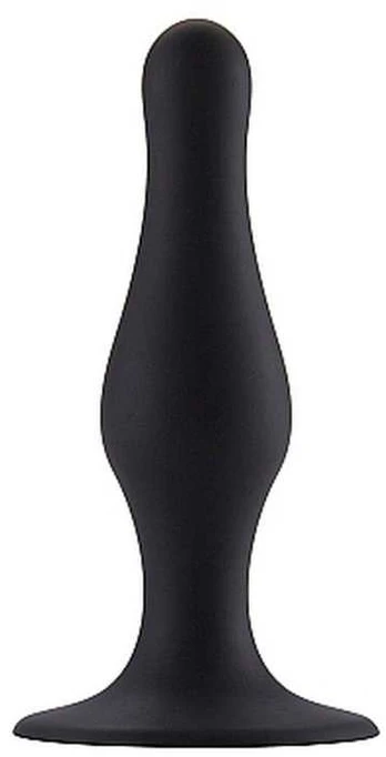 Shots Sinner Gear Silicone Plug Small with Suction Base Juodas 11.7 cm