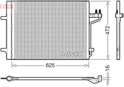 DENSO DCN10047 Air conditioning condenser kaina