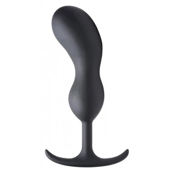 XR Brands Inmi Silicone Prostate Plug Extra Large Weighted Juodas