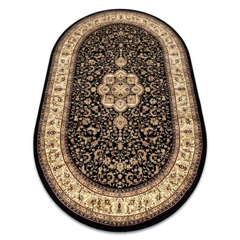 Kilimas ROYAL ADR ovalus dizainas 521 juoda
