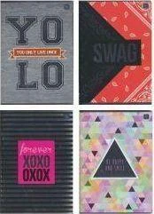 Interdruk Notebook A5 / 60K Metallic Mix tinklelis (10 vnt.)
