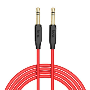 Kabelis Hoco 3.5mm - 3.5mm 3.5 mm, 3.5 mm, 1 m, raudona