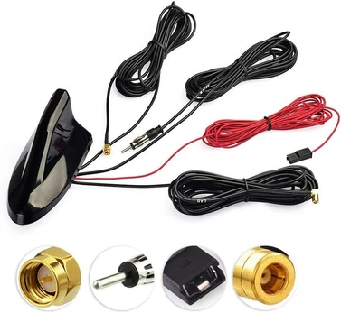 Automobilio Dab/dab+ antena su stiprintuvu ir Gps