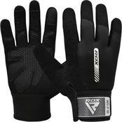 Sunkiosios atletikos pirštinės RDX W1, juoda, M