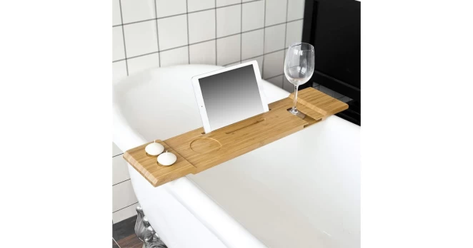 Bambukinis Vonios Padėklas 70 Cm
