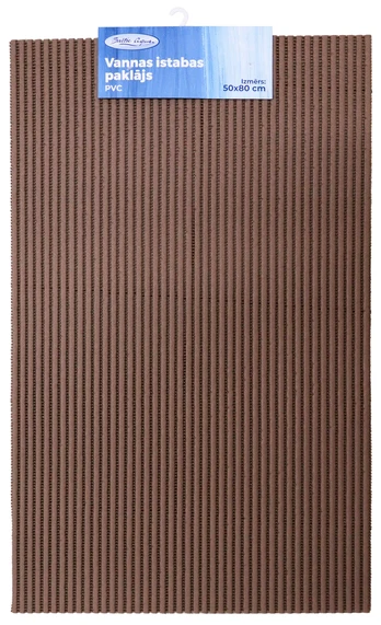 Baltic Aqua Vonios kilimėlis 50x80cm, rudos spalvos